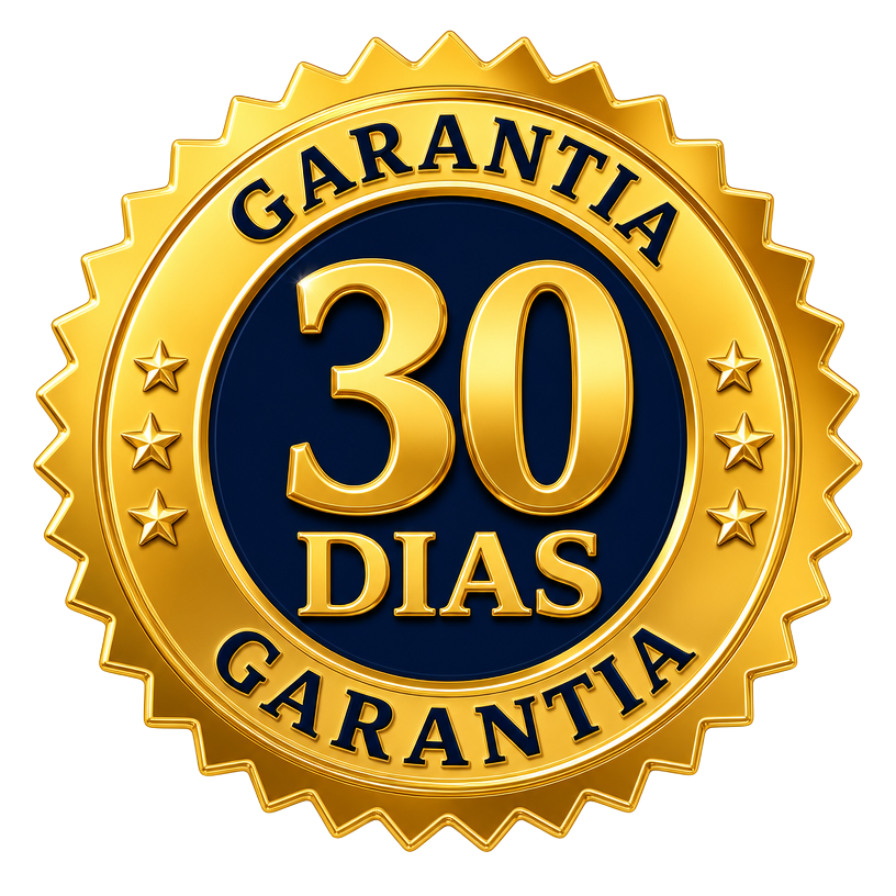 Selo de garantia incondicional de 30 dias